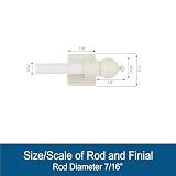 rod; for; magnetic; sidelight; 12; metal; hardware; curtain; inch; rods; narrow; doors; door