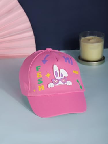 Image of PASSION PETALS Summer Dino Rockstar Baseball Cap for Kids Boys and Girls 2-4Years