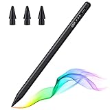 Magnetische Befestigung: Halte Stift griffbereit und sicher, indem du ihn magnetisch an deinem Tablet befestigst, um ihn unterwegs einfach aufzubewahren; magnetische Befestigung nur kompatibel mit iPad Pro 11