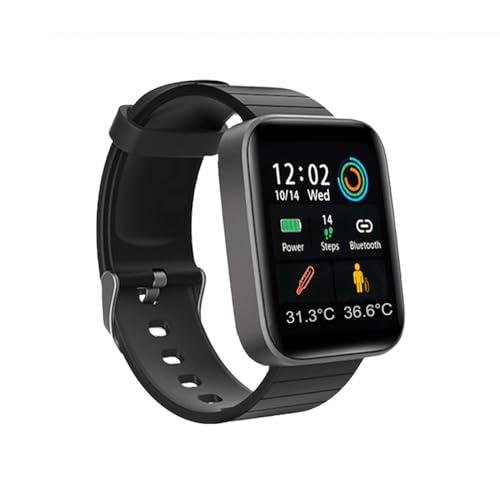 Kendox LifeTracker - Smartwatch Damen & Herren Fitness-Uhr mit Telefonfunktion Fitnesstracker - iOS & Android Schlafanalyse Taschenlampe & Wecker - Schrittzähler - Sportuhr