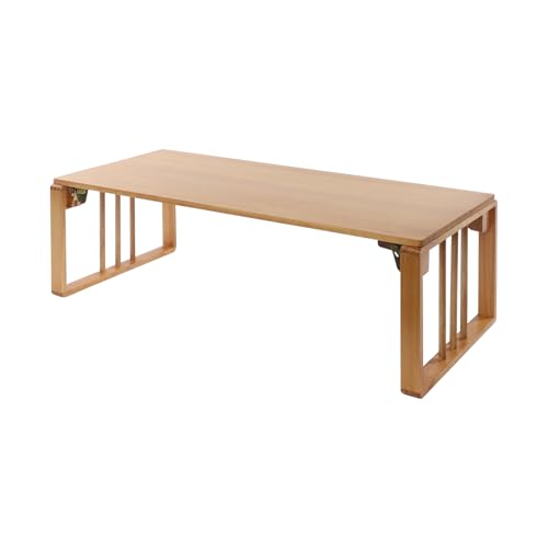 Linanty Table basse pliable, table d'appoint portable, 100 x 42 x 33 cm, table de salon, table en bois pour salon, chambre à coucher, balcon
