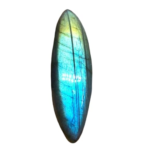 Labradorite naturelle marquise 42x13x7mm cabochon en vrac pour bague et collier