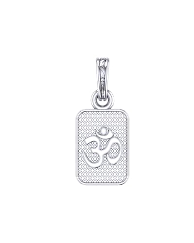 Pendentif spirituel Om en argent 925 petit modèle léger contre le stress quotidien