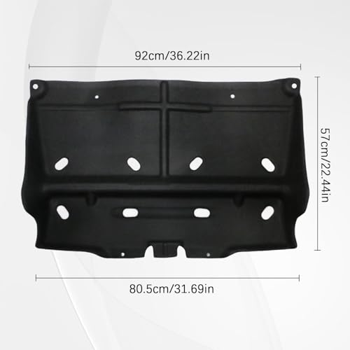 Image of PACEWALKER Splash Panel Shield Under Diaper for Ford F150 2015 2016 2017 2018 2019 2020 Not Fit Raptor Model /3.0L Diesel ML3Z-7222-D