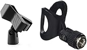 TIGER MCA84-BK Universal Mikrofon-Clip Mit Gummi-Hülse