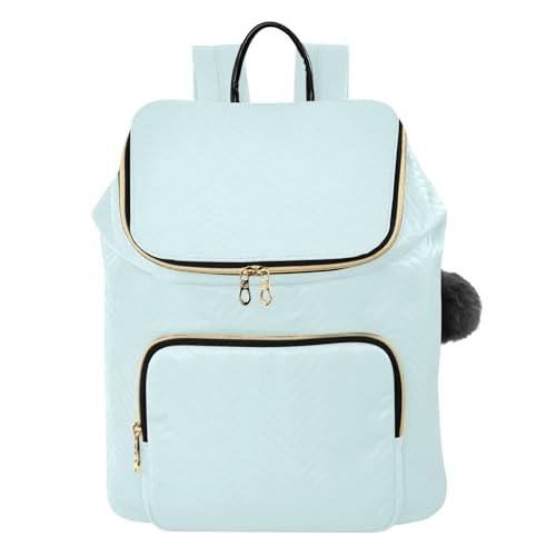 Mochila antirrobo de mujer color aqua para viajar sin preocupaciones con estilo casual