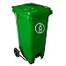 TECNOL URBAN Contenedor Basura 120 litros con Pedal, Ruedas y Mango...
