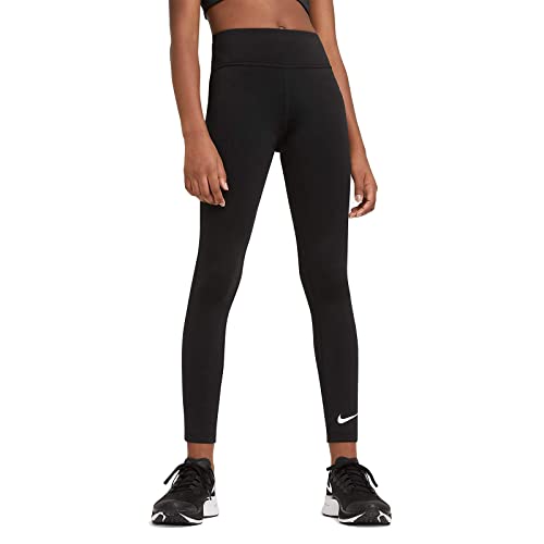 Leggings Capri Nike One Fille : collant sport taille haute noir stretch pour enfant