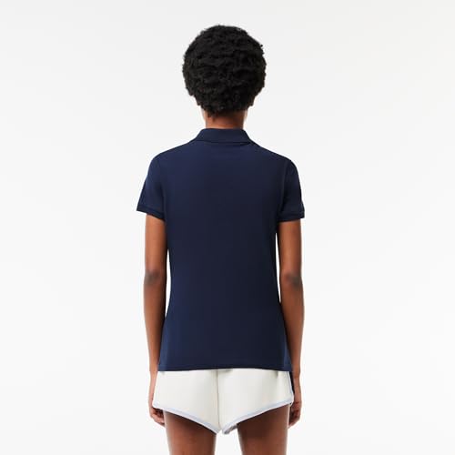 Image of Lacoste Women's Solid Slim Fit Polos