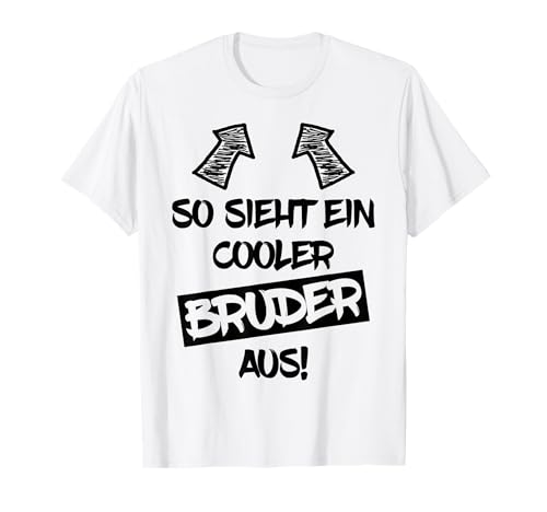 COOLER BRUDER Großer Bruder Geschwister Lustig Spruch Jungen T-Shirt