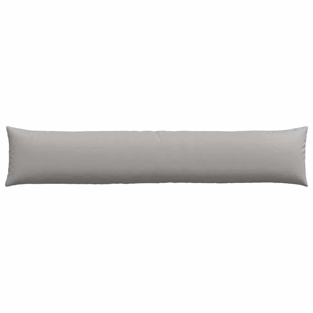 2 cojines de sofá de tela gris nube de 200 x 40 cm con fundas extraíbles acolchadas para salón, comedor, oficina, versátil, ergonómico, antideslizante, lavable
