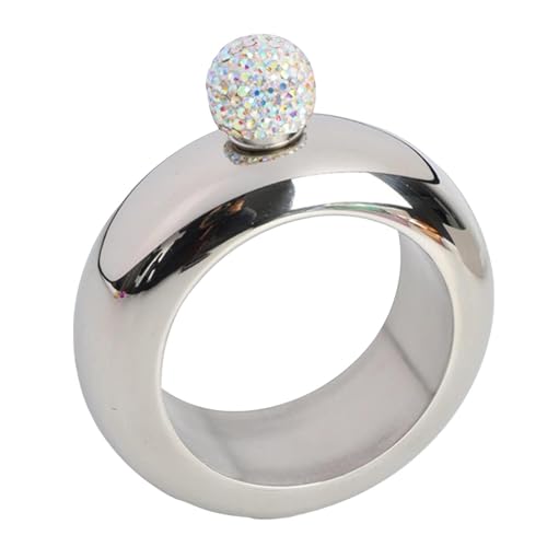 Bracelet Du Flacon De Poignet - 3,5 Oz En Acier Inoxydable Cachette D'alcool Caché | Conteneur D'alcool La Mode Pour Cadeaux, Événements, Soirées Musicales, Célébrations Et Avent