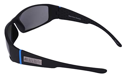 Police/Sheriff TAC Polarized Sport Wrap Thin Blue Line Sunglasses3