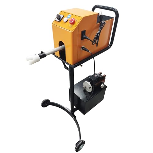 TECHTONGDA Car Repair Brake Disc Drum Lathe Machine with 450mm/17.72'' Max Processing Diameter, 8.5mm/min Disc Grinding Tool, 110V Brake Polishing Cutting Machine, No Disassembly Required