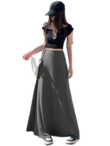 Women's 2025 Summer Casual Long Skirts Long A-Line Skirt
