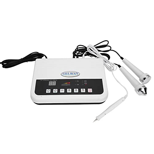 Image of SELWAY Digital Ultrasonic Corded Electric Beauty Device 2 in 1 for Facial Cleansing with Mole and Wart Remover Spot Remover (White and Black)