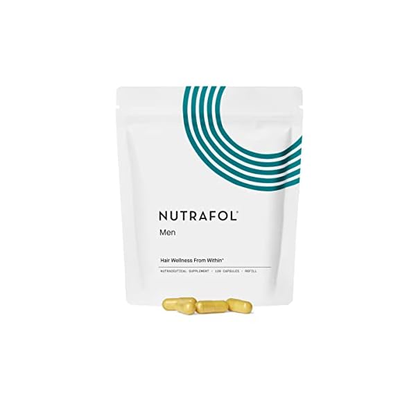 Nutrafol Men's Hair Growth Supplement | Clinically Effective for Visibly Thicker & Stronger Hair with More Scalp…