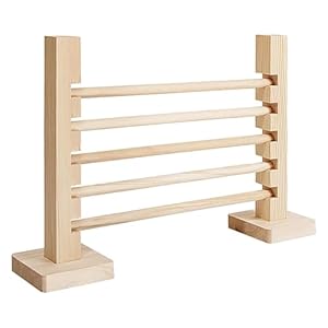 Zankie Kaninchen Agility-Hindernis Naturholz Verstellbar