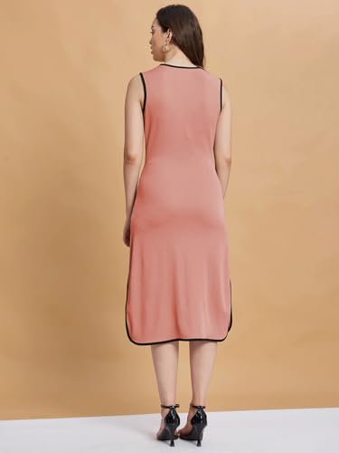 Image of Selvia Western Lycra Plain One Piece A-Line