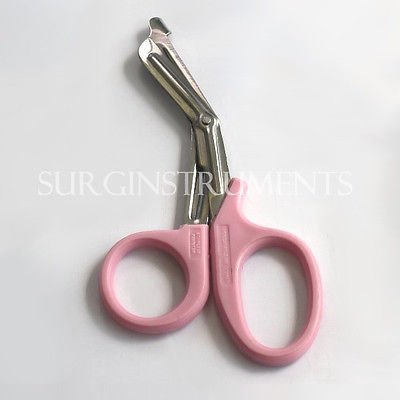 2 Light Pink Utility Scissors EMT Medical Paramedic Nurse