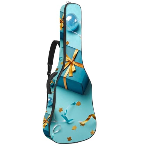 Housse pour guitare acoustique 40 pouces imperméable et rembourrée avec de multiples poches
