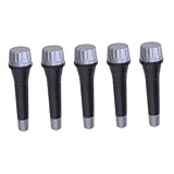Microphone factice : idéal pour les anniversaires d'enfants, les fêtes d'enfants, les soirées dansantes et les chants de noël. accessoire de microphone de fête