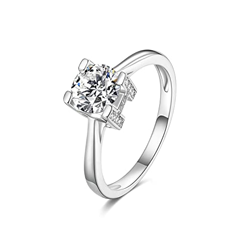 Bague moissanite 1-2ct le cadeau idéal pour femme
