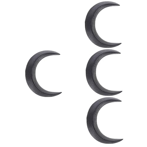 Accessoire de coiffure en bois forme de lune Beavorty lot de 4