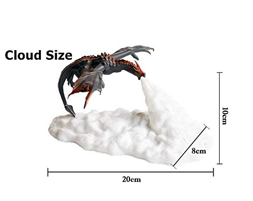 Primst 3D Printed Volcano Dragon Lamps,Night Light Moon Light,Desktop Lamp For Bedroom Office Children Gifts (Orange) #TOP2