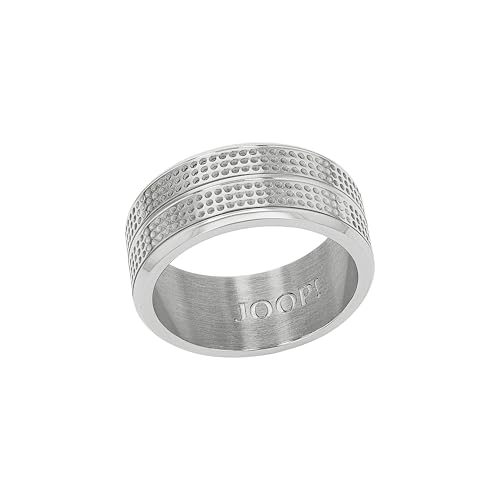 Bague acier inoxydable homme Amor JOOP! anneau argenté durable d'exception