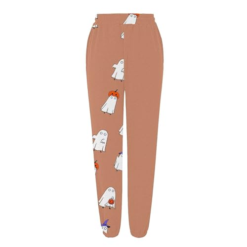 Halloween Sweatpants for Toddler Girls Elastic Waist 𝗗rawstring Casual Pants Baggy Jogger Trousers with Pocket3