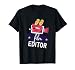 Film Editor Editing Movie Video T-Shirt