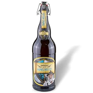 Brauerei Zwönitz Papas Helles/Helles Bier in der schicken 2 Liter Flasche/Geschenke für Bierliebhaber/Männergeschenke…