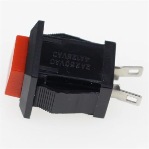 Interrupteur bouton-poussoir carré DS-429 vert 2A 250V CA