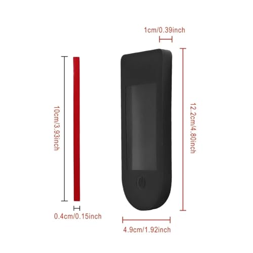 Funda para salpicadero Xiaomi 4 Lite 2ª Gen protectora de silicona roja para patinete 2