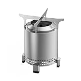 BBQ-PLUS Fire Pit Cooktop Frame for Solo Stove Mesa, Fire Pit Stand Accessories for Mesa Titan Camping Stove, Campfire Cooking Ring, Stainless Steel