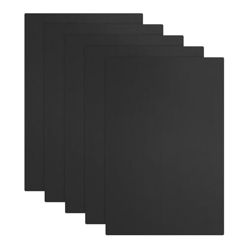 Rebower 5 PCS Black Foam Board 20x30 Inch, Foam Boards 1/8 Inch Thick Foam Poster Board, [for Presentation Projects, Art Crafts, Poster Making]
