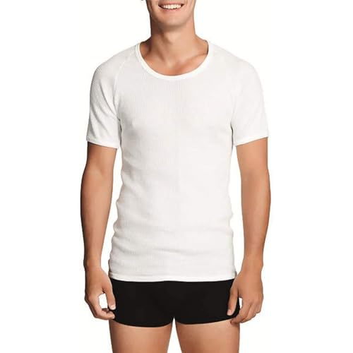 T-shirt thermique Holeproof Aircel MYQ31A blanc taille L à manches courtes