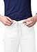 Sivvan Durable Unisex Scrubs Set - Classic V-Neck Scrub Top & Drawstring Scrub Pants For Men & Women, 5 Pockets - S8400 - White - S
