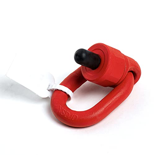 Image of 2pcs M8 x 13 0.3Ton-0.6Ton Swivel Eye Bolt Alloy Steel Material 360 Rotation Hoist Ring Heavy Duty Large Carrying Capacity Eye Bolt Tensile Strength ob is 1080MPa