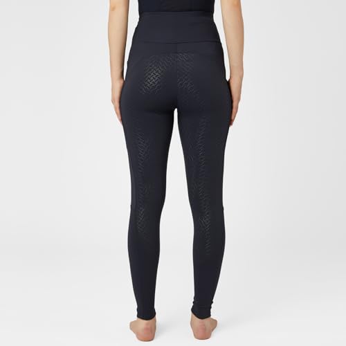 HORZE Legging d'Équitation de Maternité Femme Ginny – Confortable & Élastique, avec Fond Intégral en Silicone & Poche, EU Taille – vue 5