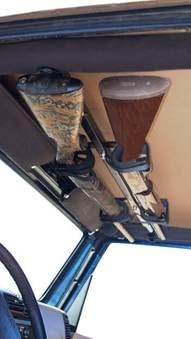 UTV Gun Rack - UTV Overhead Gun Rack For Honda Pioneer 700 (4 Seat) Front Seat Only - Horizontal Fitment by Great Day