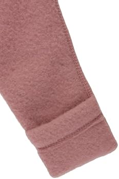 Mikk-line Wandeljas | OEKO-TEX Standard 100 | Babyjas met ritssluiting voor baby en kinderen | 95% wol - 100% mulesingvrije merinowol | Voor meisjes en jongens | Omkeerbare manchetten, Burlwood, 80