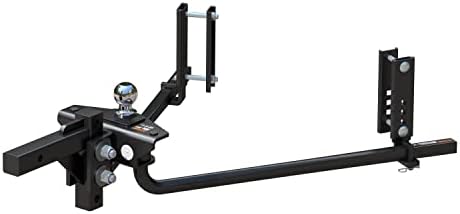 CURT 17601 TruTrack 2P Weight Distribution Hitch with 2X Sway Control, Up to 10K, 2-in Shank, 2-5/16-Inch Ball
