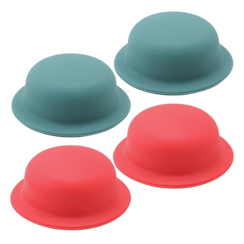 NUOBESTY Lot de 4 Poignées de Couvercle de Casserole Universelles en Silicone Anti-Brûlure...