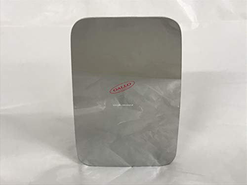  Specchio Retrovisore specchietto esterno - Sinistro, Solo Vetro con Biadesivo, R.1350, Cromato, Compatibile con Piaggio Porter dal 2010