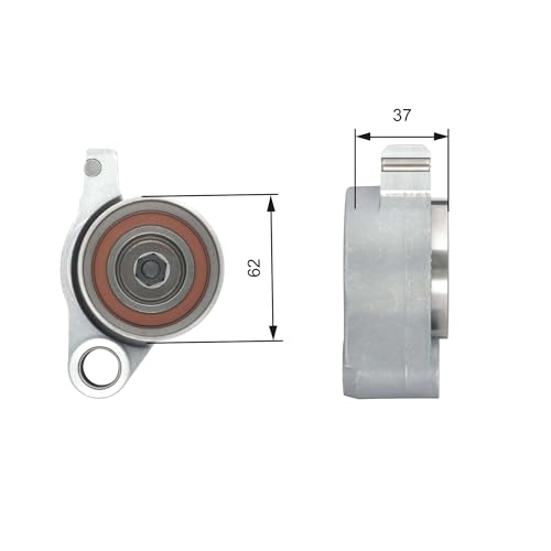 Correa distribución K02T257 GATES de 32mm para mantenimiento de motor Lexus RX300 y Toyota Previa 3
