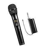 Microfone sem fio,Microfone sem fio sem metal | microfone dinâmico com som superior, microfone sem fio para canto karaokê, festa, alto-falante