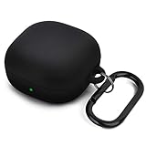 AIRSPO Silicone Case Compatible for Samsung Galaxy Buds 2 Pro/Galaxy Buds2/ Galaxy Buds Pro 2/ Galaxy Buds Live/Galaxy Buds FE Case (Black)