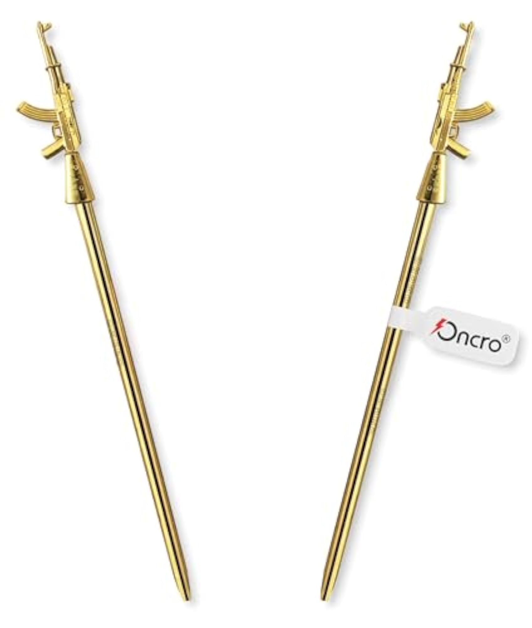 Gold Coated Gun Design Baaj Baaz Salai Hair Pin